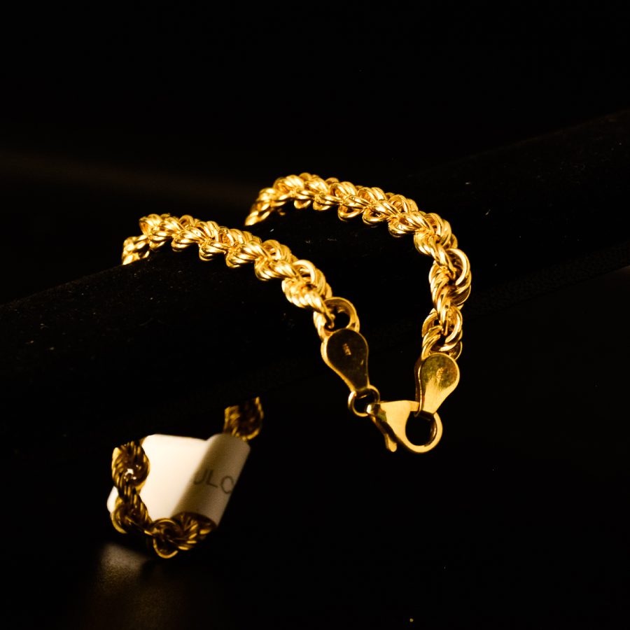PULSERA CORDON CHINO — pulseras en oro, vista 2