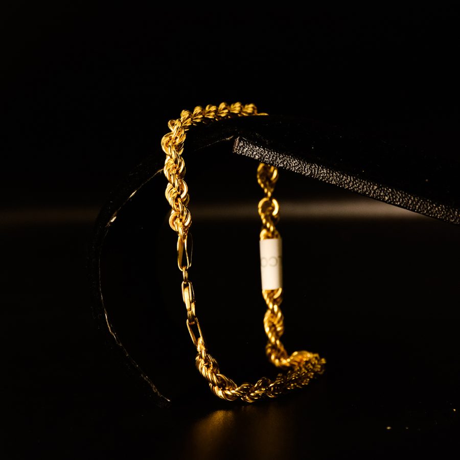 PULSERA CORDON CHINO — pulseras en oro, vista 4