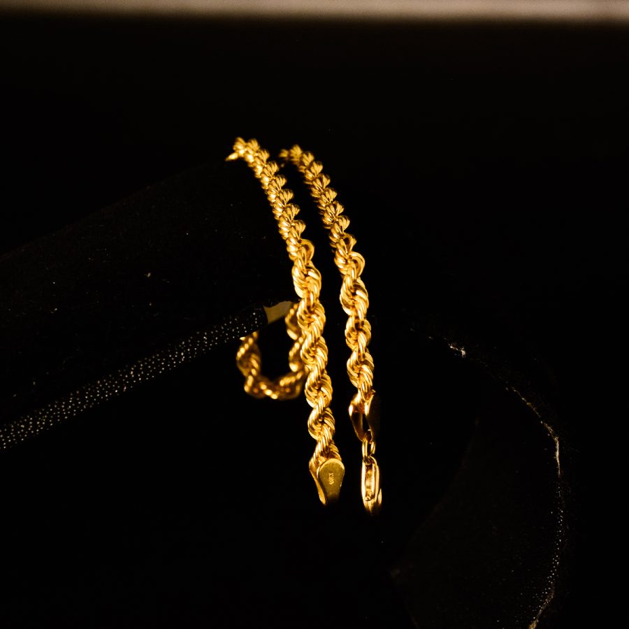 PULSERA CORDON CHINO — pulseras en oro, vista 2