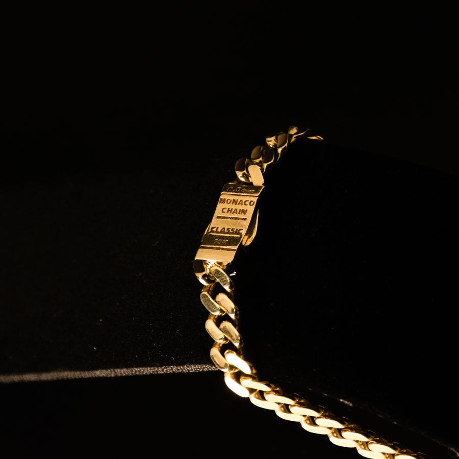 MONACO CLASSIC BAGUETTE BLANO — pulseras en oro, vista 3